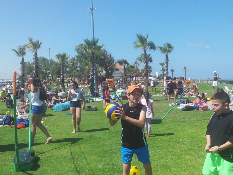 יום גיבוש והגרלה למשחקי גביע 2015 בחוף הים