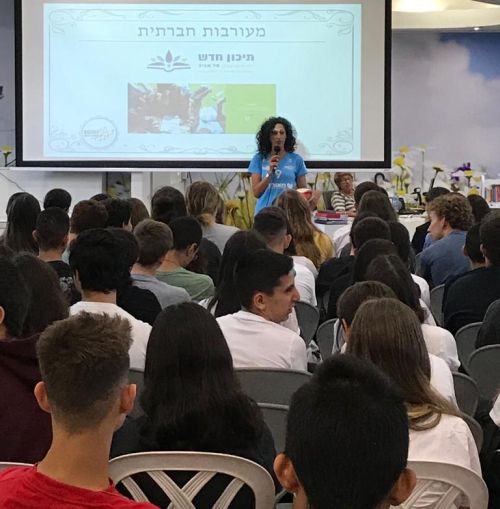 גיוס רשמים לליגת מאמאנט תל אביב- בתיכונים, במסגרת מעורבות חברתית